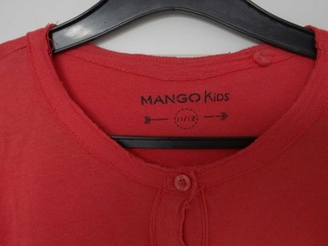 Коралловая блузка MANGO, размер 11-12 лет (152 см)