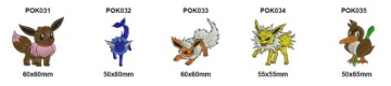 Термопластырь Pokemon patch различные дизайны