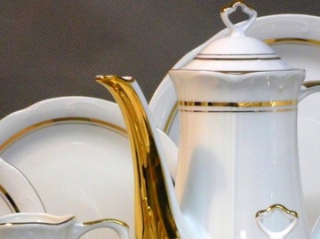 052 BULIONÓWKA 300 SPODEK Złoty Pas KAMELIA CHODZIEŻ MALCER PORCELANA 12/24