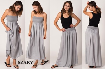 Длинное легкое платье 2в1 ЮБКА ЦВЕТА