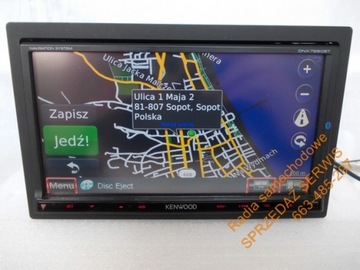 KENWOOD DNX7260BT GPS-КАРТА ЕС 2023 USB DVD BT