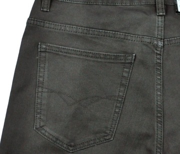 Spodnie męskie jeans Big More 621 oliwka L32 pas 110 cm 42/32