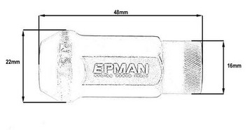 ГАЙКИ EPMAN JDM M12x1,5 NEO СТАЛЬНЫЕ КОВЫЕ КОЛЕСНЫЕ ГАЙКИ