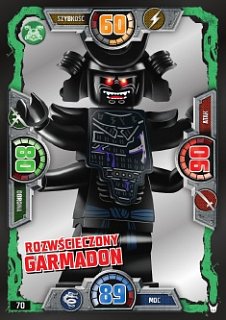 karta nr 70 Rozwścieczony Garmadon Lego Ninjago 3