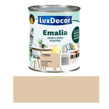 Emalia Luxdecor POŁYSK 0,75l BURZA PIASKOWA