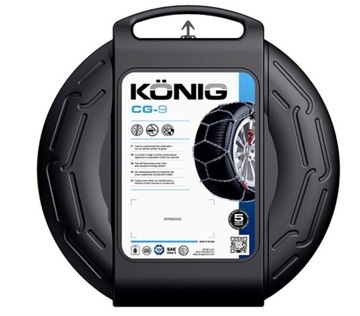 Цепи König Cg-9 гр.100 215/55R17 225/45R18 235/40R18 Самонатяжные