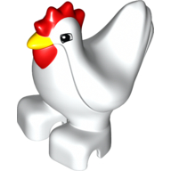 LS NOWE LEGO DUPLO FIGURKA animal KURA PTAK KURKA