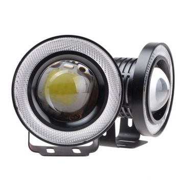 DRL ŚWIATŁA COB LED dzienne Angel eye przeciwmgiel