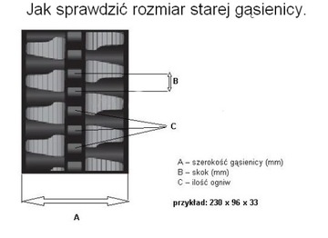 GĄSIENICA GUMOWA 300x109x38W