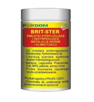 FERDOM Brit-Ster 20 szt. tabletek dezynfekcja instalacji wodnej CO