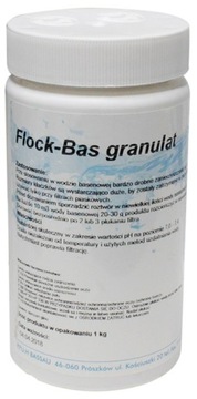 FLOCK-BAS GRANULAT KOAGULACJA CHEMIA BASENOWA 1 kg