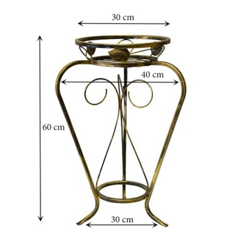 Подставка для цветов, металлическая подставка для цветов, 60 см.