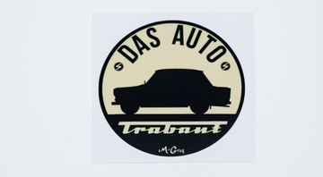 Naklejka Das Auto Trabant DDR klasyk oldschool