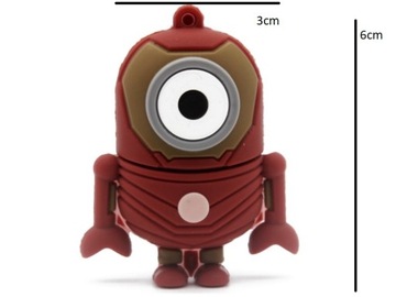 НАКОПИТЕЛЬ 3.0 USB 16 ГБ IRONMAN MINIONS