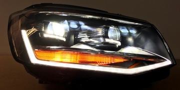 фото ориг. №2, Vw t6 7e1 headlights front full led adapters fasteners з t5 h4 h7 on t6 full led