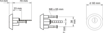 ВСТАВКА WT24 для YETI TAURUS LOB TOP ZIPPER