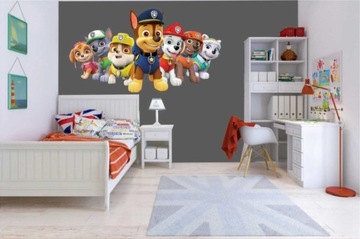 НАКЛЕЙКИ НА НАСТЕНУ - PAW PAW PATROL 120Х80 щебень