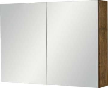 FOKUS szafka z lustrem 90cm antyczne drewno