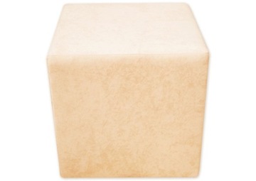 Pufa kwadratowa 35X35 kostka KOLOR BEŻOWY 10