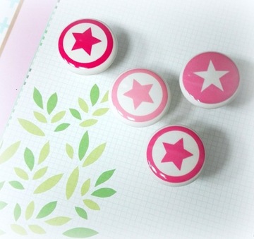 ручка мебельная STAR PINK 4 PATTERNS dotdesign