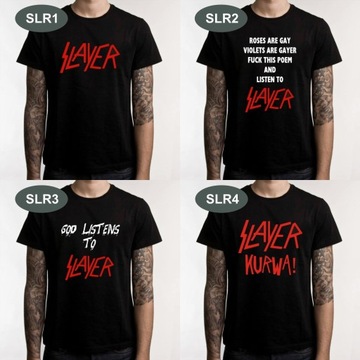 ФУТБОЛКА SLAYER 10 РАЗМЕРОВ ДИЗАЙНОВ. S-XXL