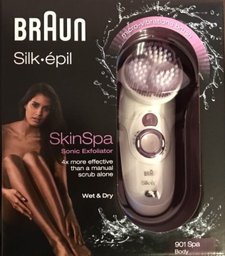 BRAUN Silk-epil 901 SPA BODY DO PEELINGU szczotka