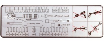 НАБОР ТОРЦЕВЫХ КЛЮЧЕЙ, 39 ШТ. кепка кепка