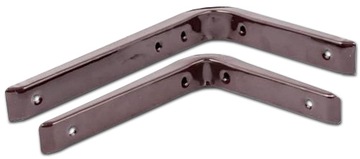 KĄTOWNIK POD PÓŁKĘ WZMOCNIONY 140X200MM BRĄZOWY