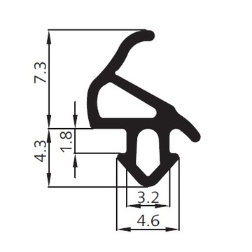 ALUPLAST S-1559 Уплотнители окон