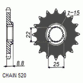 NAPĘD DID ERT3 SUNSTAR KTM SX-F 450 07-12