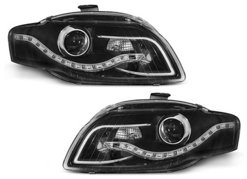 Lampy przód Reflektor Audi A4 B7 BLACK LED diodowe