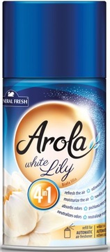 AROLA wkład do odświeżacza automatic biała lilia