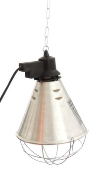 KWOKA LAMPA GRZEWCZA + ŻARÓWKA E27 250W CZERWONA