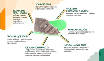 Danielki kapcie profilaktyczne T126 brokat biały rozmiar 18