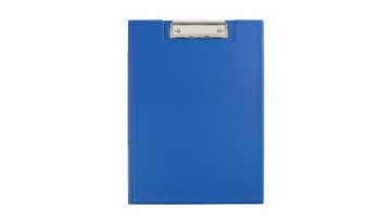 Teczka z klipem A4 PVC niebieska Clipboard
