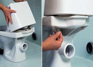 фото ориг. №3, Gasket cersanit k99-0052 compact flushing cistern toilet cascade coral relax laguna