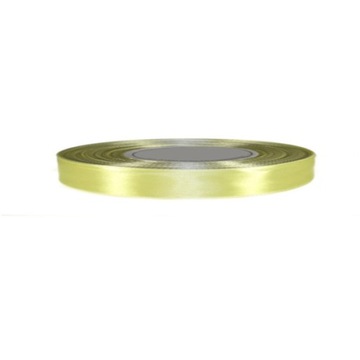 Tasiemka satynowa 6mm 32mb ŻÓŁTY ECRU 8010 wstążka