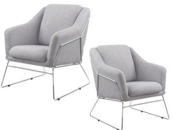 фото ориг. №12, Halmar mild seat recreational to salon chrome hull/ bright gray