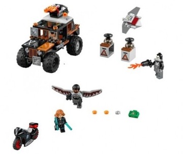 Lego 76050 @@ ЧЕРНАЯ ВДОВА + МОТОР @@ рис.