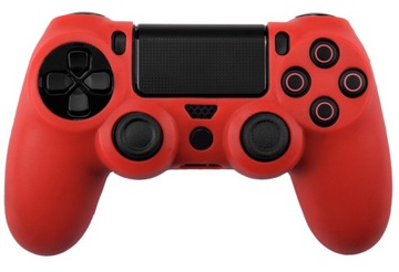 Чехол Overlay Silicone PS4 Pad, красный