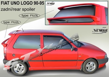 spoiler spojler gorny do Fiat Uno (Logo) MK2 1988-