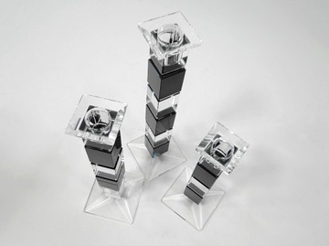 фото ориг. №5, Complete crystal candlestick makers 29+ 25+ 20cm (895)
