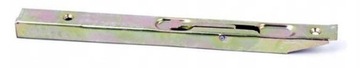 Kantrygiel drzwiowy wąski ocynk zółty 16 cm