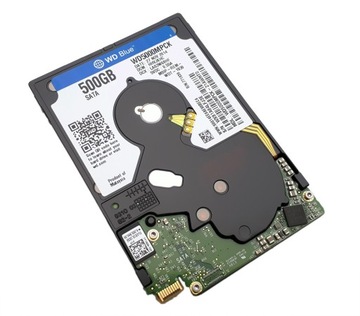 WD ULTRASLIM DRIVE 500 ГБ 5 ММ ​​WD5000MPCK SFF-8784