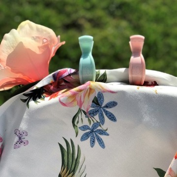 La Millou 2 Pack Multitask Clips Mulberry Clips