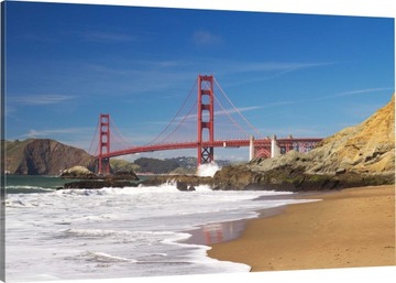 OBRAZ NA PŁÓTNIE SAN FRANCISCO MOST 100x70 wybór