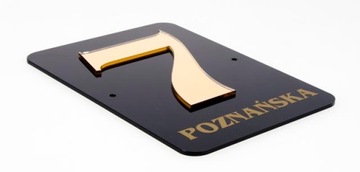 АДРЕСНАЯ ТАБЛИЧКА, НОМЕРНОЙ ДОСКА, 3D ДОМ 20х15