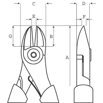 КРЕЗЦЫ КЛЕЗЦЫ БОКОВЫЕ РЕЗКИ 160 BAHCO