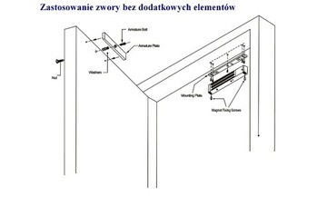 ZWORA JS-280W ELEKTROMAGNETYCZNA ZEWNĘTRZNA DANTOM