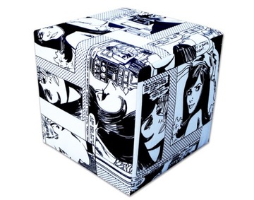 Pufa Kostka Komiks POP ART 40x40 producent